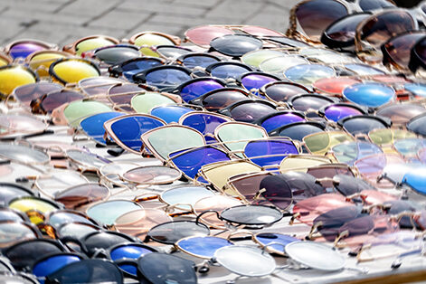 Gafas de baja calidad