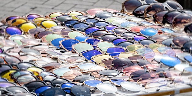 Gafas de baja calidad