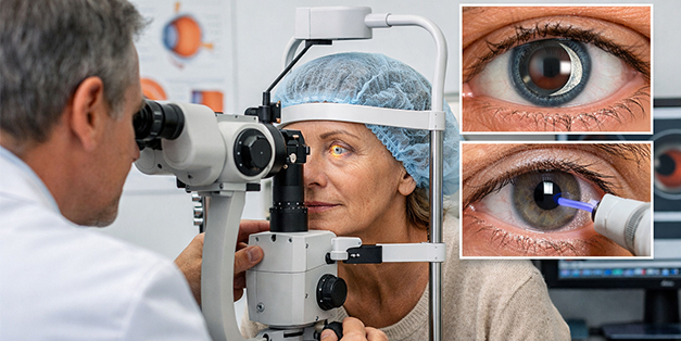 Revisiones tras cirugía ocular con lámpara de hendidura
